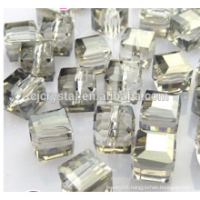 beads to make bracelet & necklace,cube crystal beads